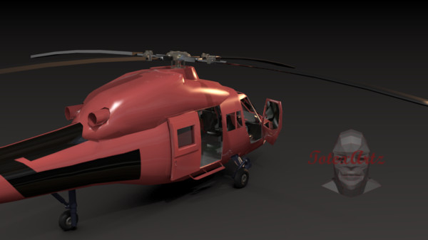 helicopter kasatka russian 3d obj - Russian Kasatka Helicopter by TotexArtz